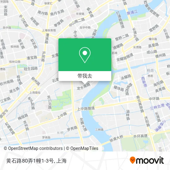 黄石路80弄1幢1-3号地图