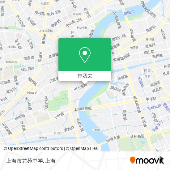 上海市龙苑中学地图