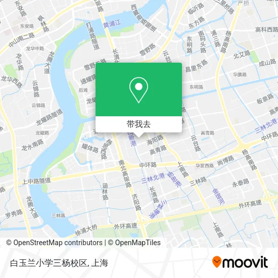 白玉兰小学三杨校区地图