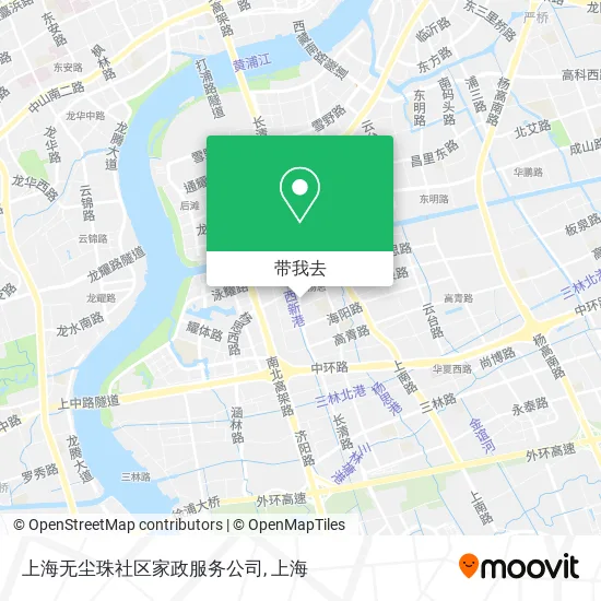 上海无尘珠社区家政服务公司地图