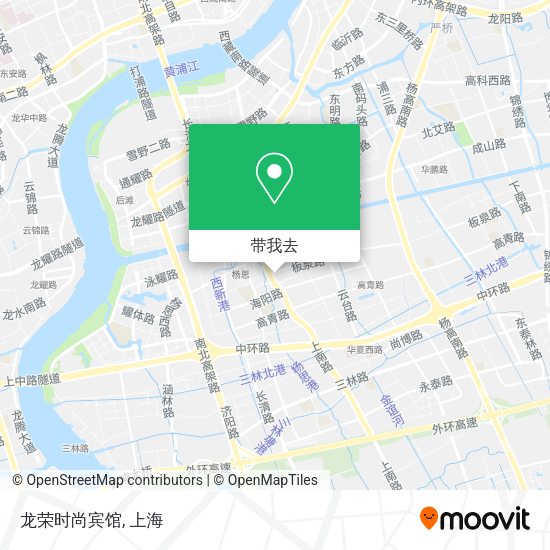 龙荣时尚宾馆地图