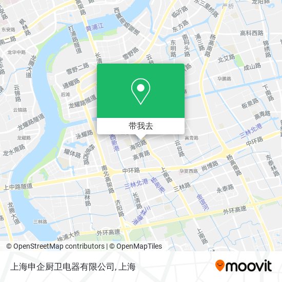 上海申企厨卫电器有限公司地图