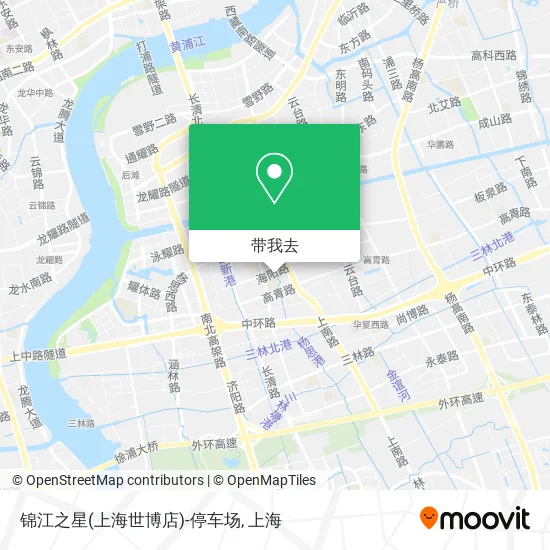 锦江之星(上海世博店)-停车场地图