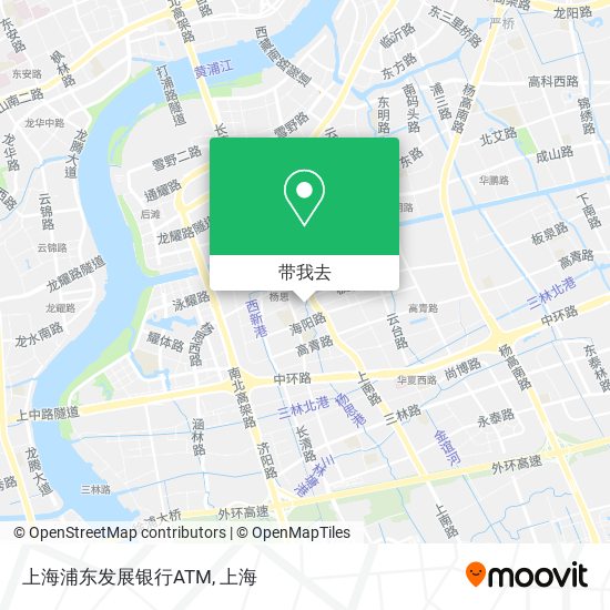 上海浦东发展银行ATM地图