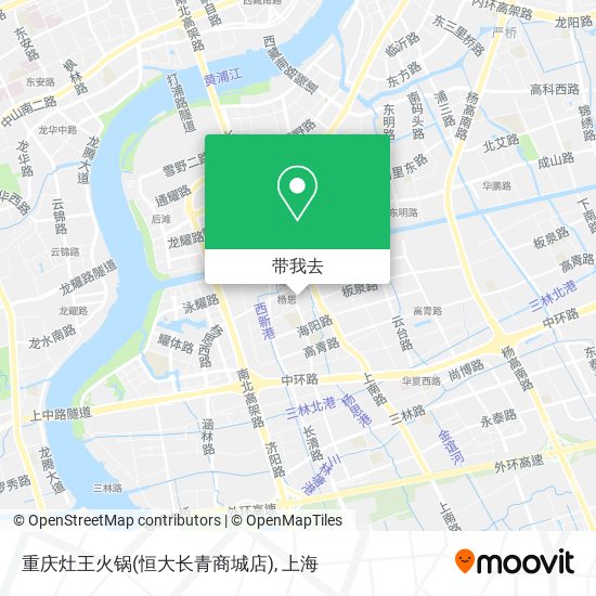 重庆灶王火锅(恒大长青商城店)地图