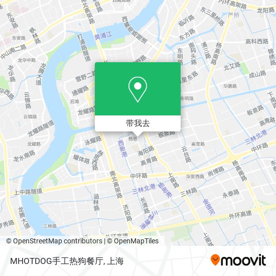 MHOTDOG手工热狗餐厅地图