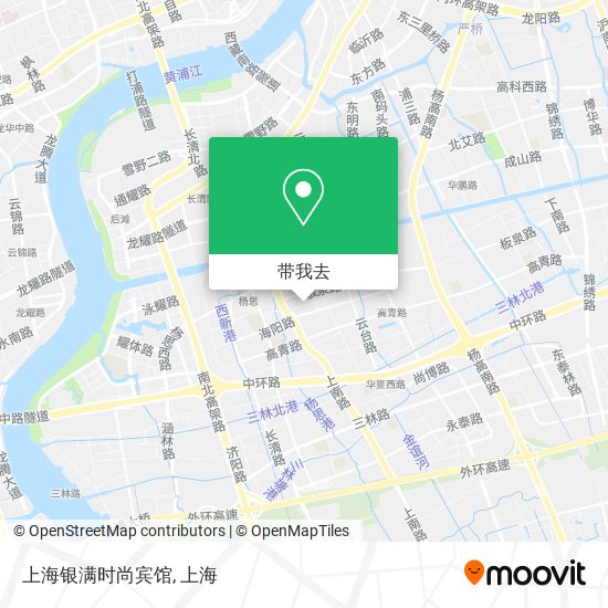 上海银满时尚宾馆地图