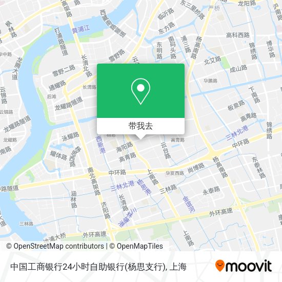 中国工商银行24小时自助银行(杨思支行)地图