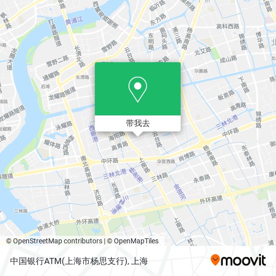 中国银行ATM(上海市杨思支行)地图