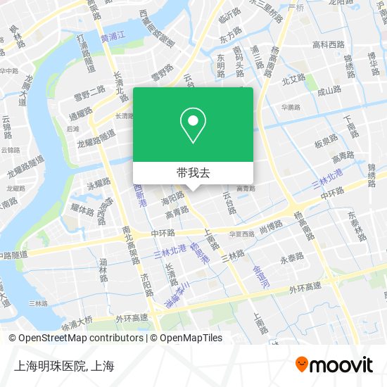 上海明珠医院地图