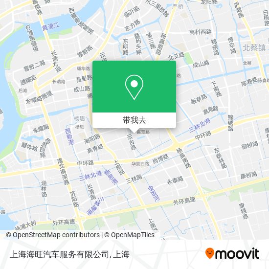 上海海旺汽车服务有限公司地图