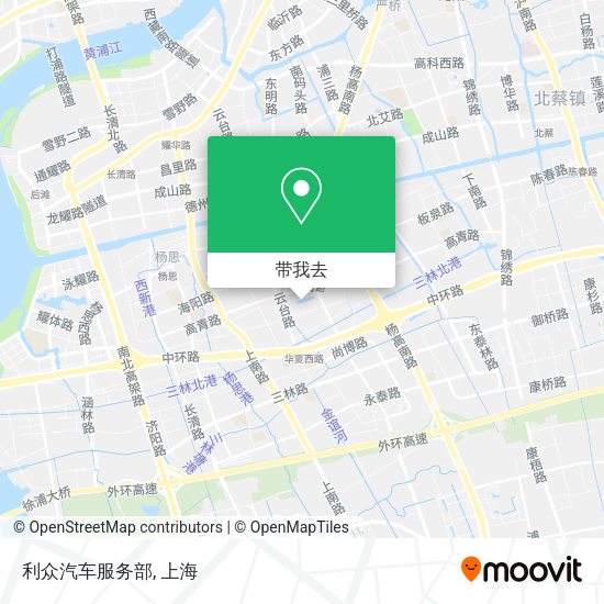 利众汽车服务部地图