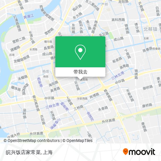 皖兴饭店家常菜地图