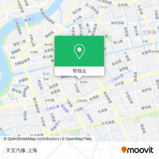 天宝汽修地图