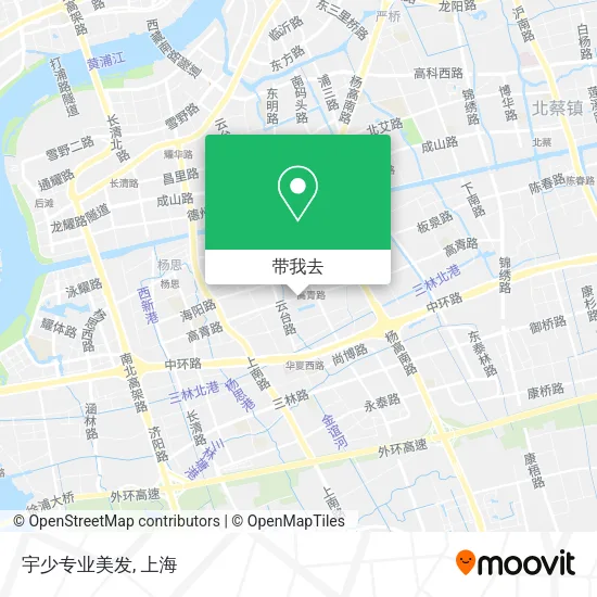 宇少专业美发地图