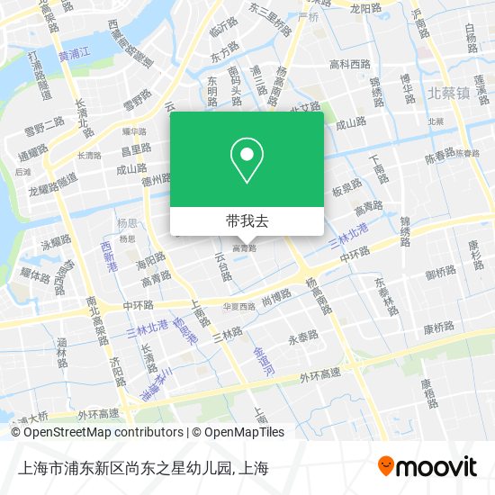 上海市浦东新区尚东之星幼儿园地图