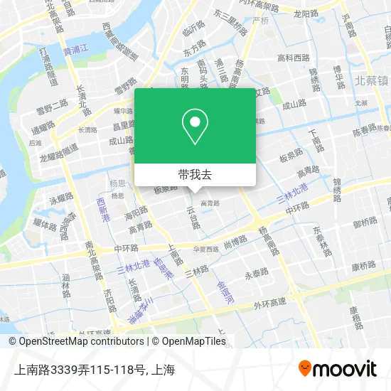 上南路3339弄115-118号地图