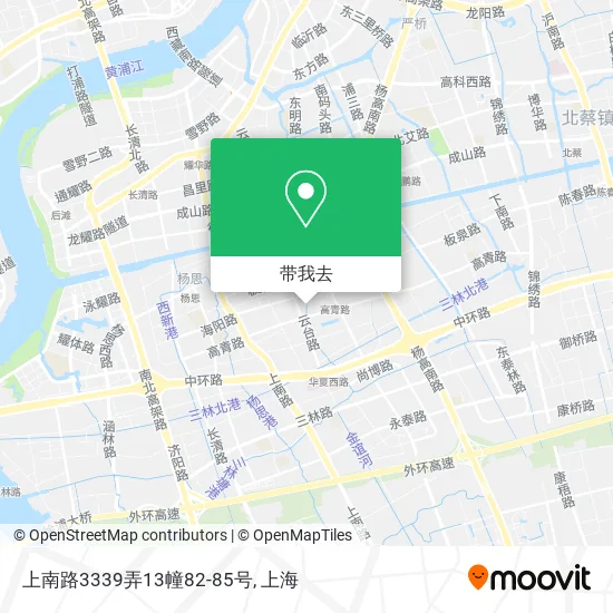 上南路3339弄13幢82-85号地图