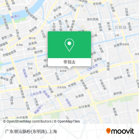 广东潮汕肠粉(东明路)地图