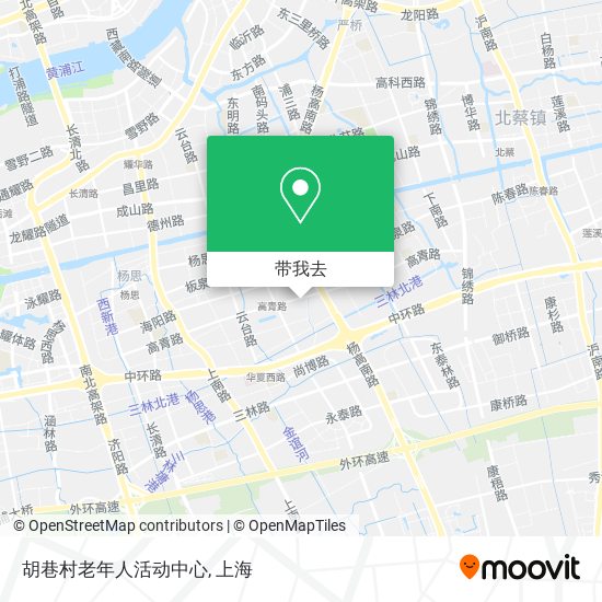 胡巷村老年人活动中心地图