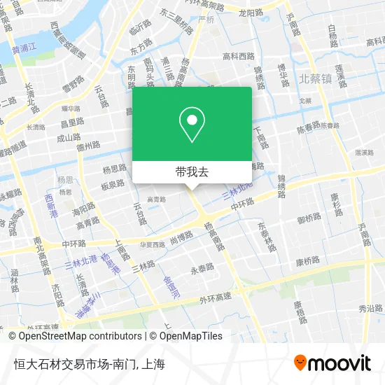 恒大石材交易市场-南门地图
