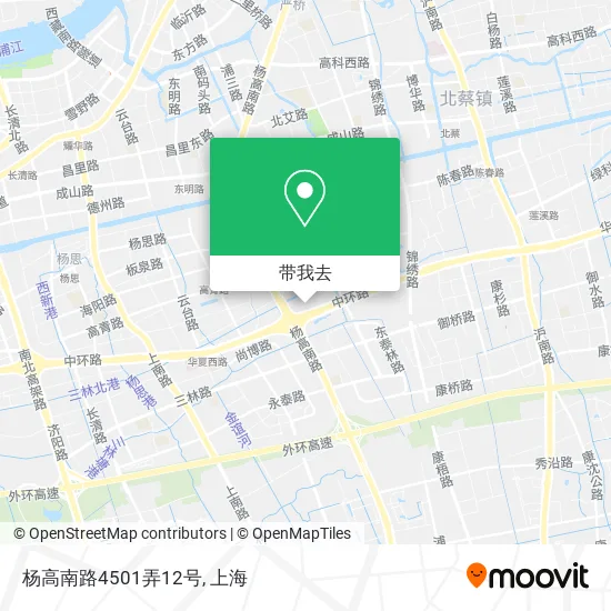 杨高南路4501弄12号地图