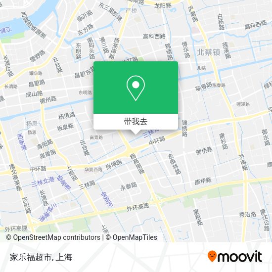 家乐福超市地图