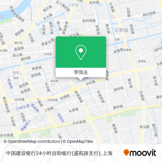 中国建设银行24小时自助银行(盛苑路支行)地图