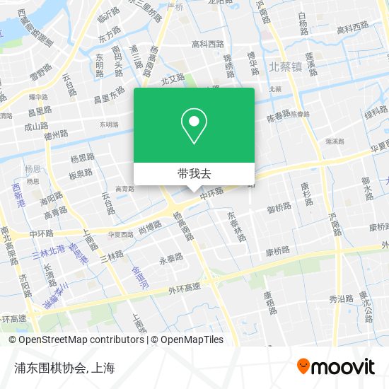 浦东围棋协会地图