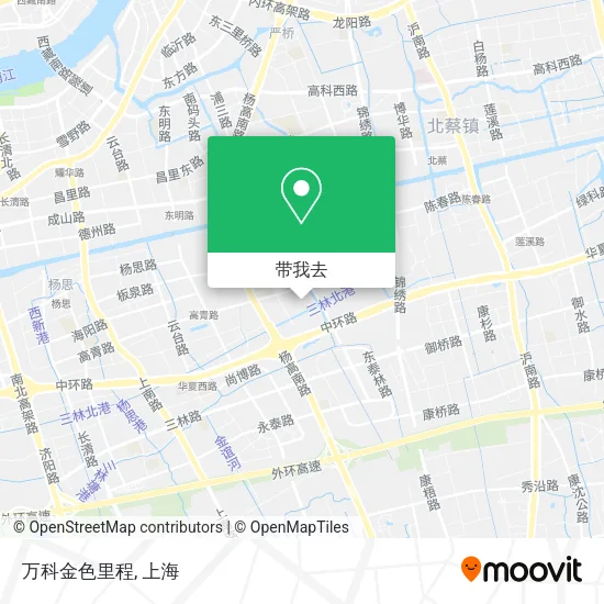 万科金色里程地图