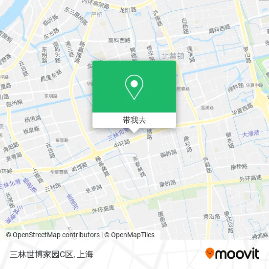 三林世博家园C区地图