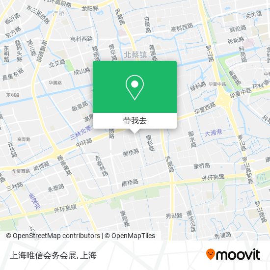 上海唯信会务会展地图