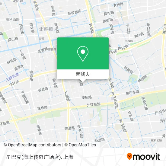 星巴克(海上传奇广场店)地图