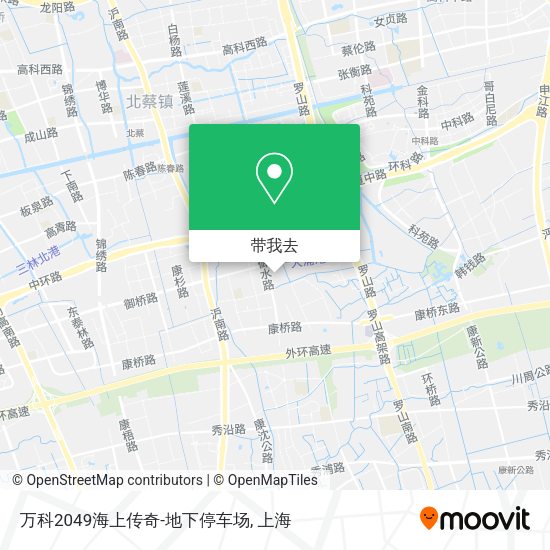 万科2049海上传奇-地下停车场地图