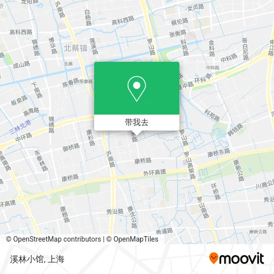 溪林小馆地图