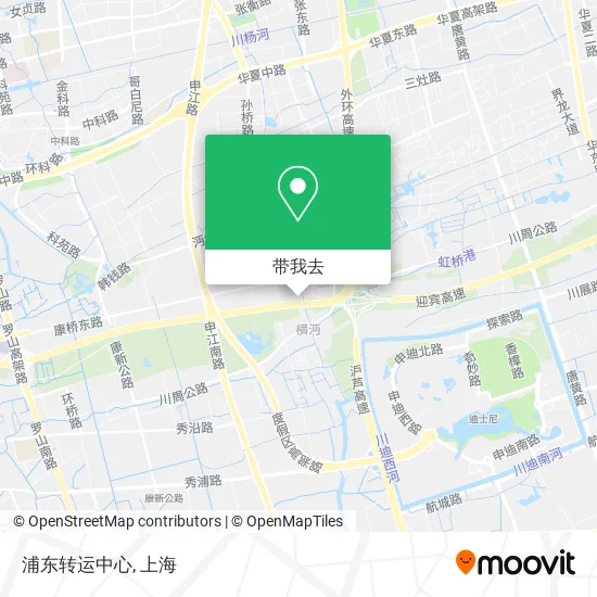 浦东转运中心地图