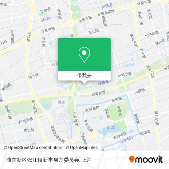 浦东新区张江镇新丰居民委员会地图