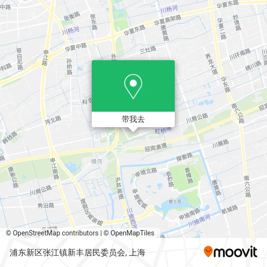 浦东新区张江镇新丰居民委员会地图