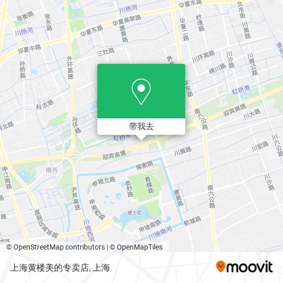 上海黄楼美的专卖店地图