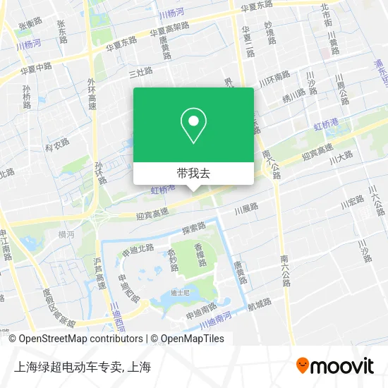 上海绿超电动车专卖地图