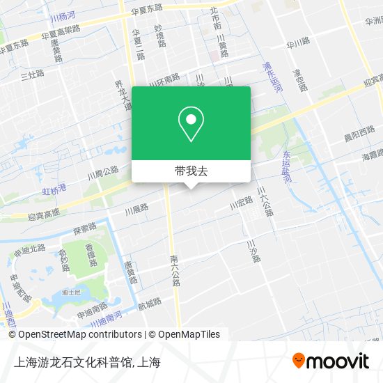 上海游龙石文化科普馆地图