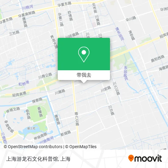 上海游龙石文化科普馆地图