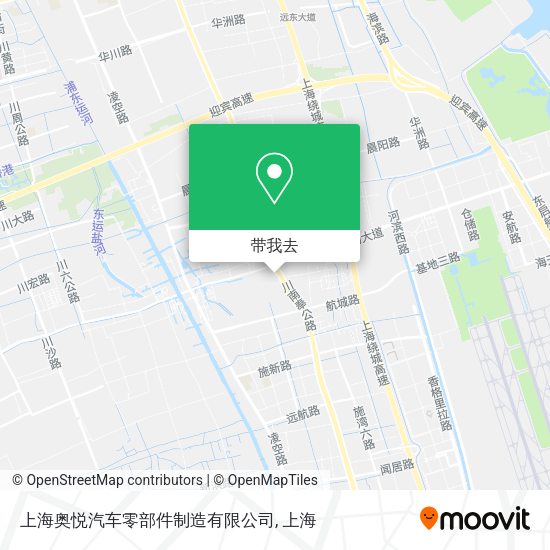 上海奥悦汽车零部件制造有限公司地图