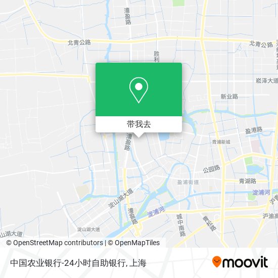 中国农业银行-24小时自助银行地图