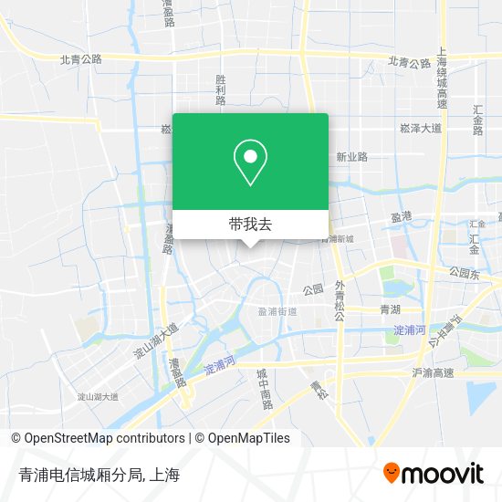 青浦电信城厢分局地图
