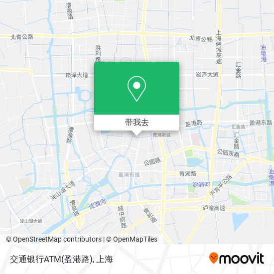 交通银行ATM(盈港路)地图