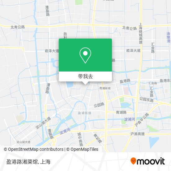 盈港路湘菜馆地图