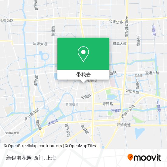 新锦港花园-西门地图