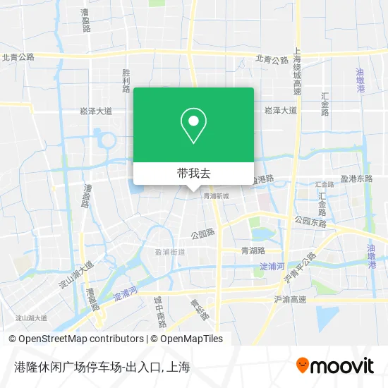 港隆休闲广场停车场-出入口地图