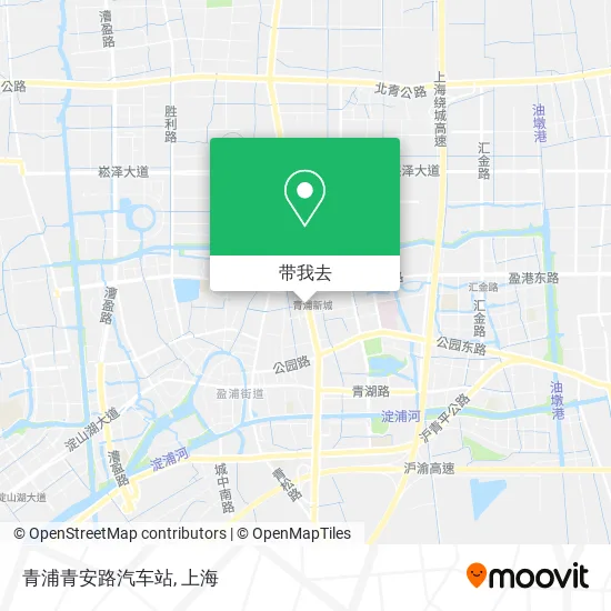 青浦青安路汽车站地图